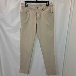 Lululemon Mens ABC Pants 30 X 32  Tan/ Khakis Like New Worn Once